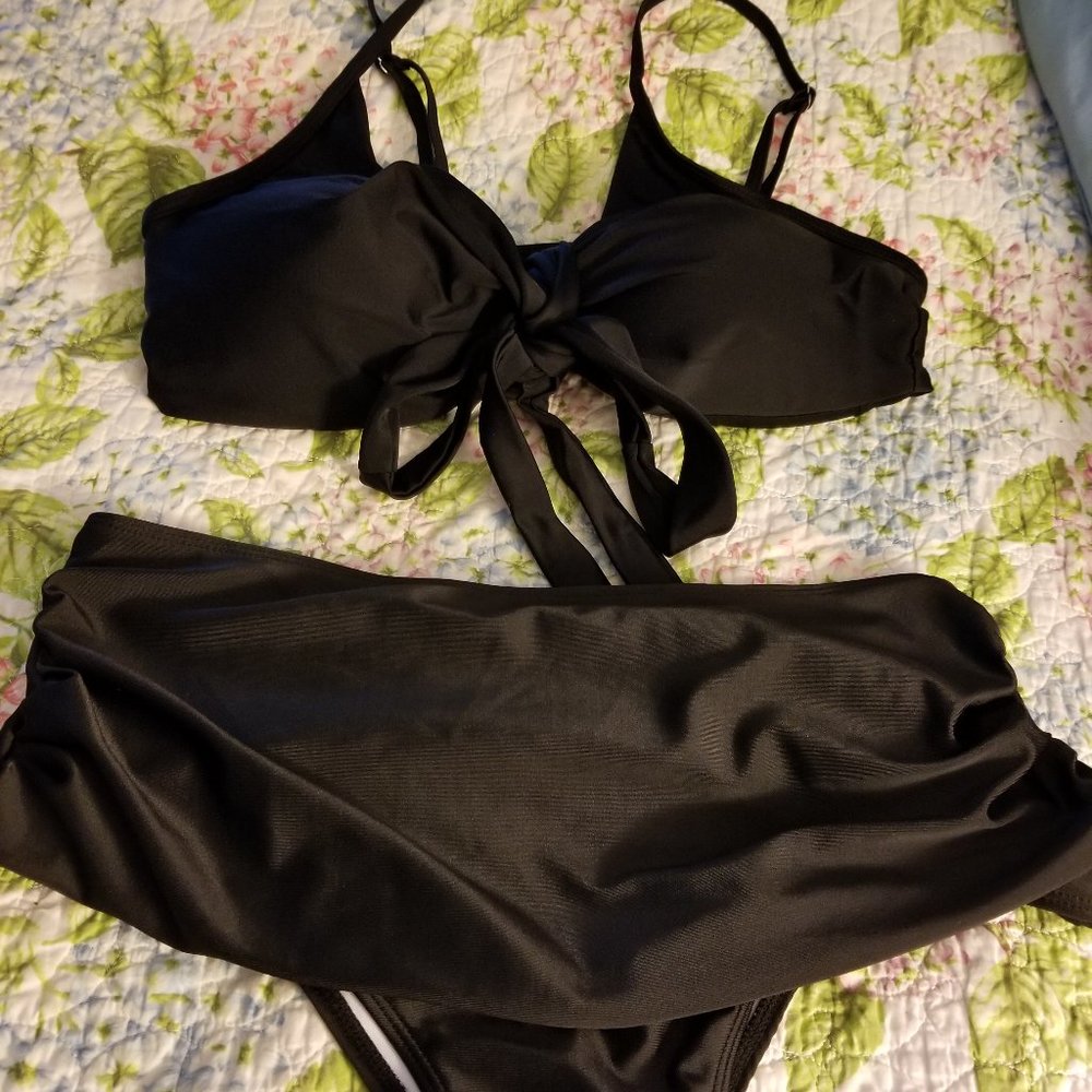 Black XL Two Piece Swimsuit